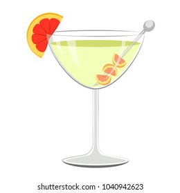 Popular martini cocktail