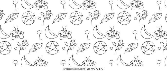 Popular mystical line pattern background design