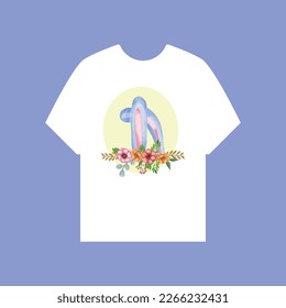 Popular rabbit ear templates design. very nice tshirt design for man and woman, kids