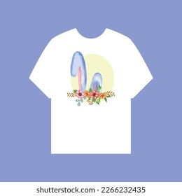 Popular rabbit ear templates design. very nice tshirt design for man and woman, kids