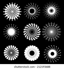 popular ray background television vector sunbeams boom