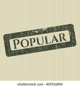 Popular rubber grunge stamp