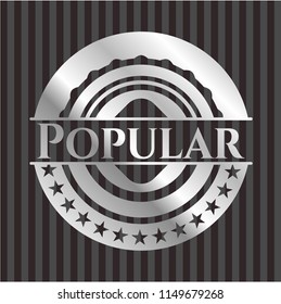 Popular silver emblem