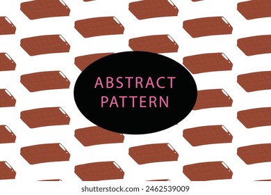 popular snack and chocolate pattern background