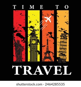 Popular Travel T shirt desing