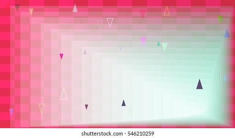 popular triangle between illumination, gradation into mixed thought