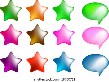 Popular vector buttons