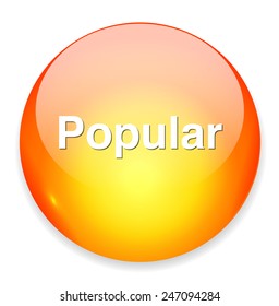 popular  word button