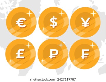 Popular world currencies, currency trading