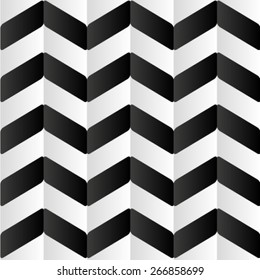 Popular zigzag chevron grunge pattern background