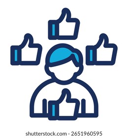 Popularity Icon Element For Design