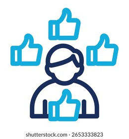 Elemento De Ícone De Popularidade Para Design