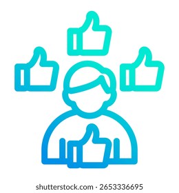 Elemento De Ícone De Popularidade Para Design
