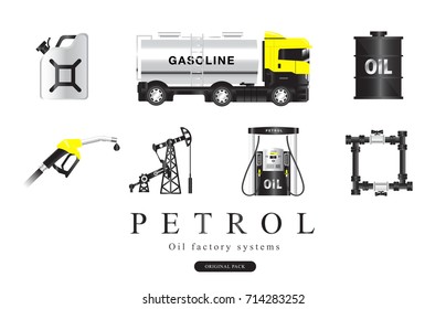 Popularity Oil refinery modern layouts industry. Polygonal style with Gas station technology, graphics future systems development. Infographics strategy program. Pictogram for design.
