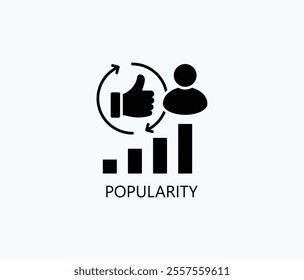 Popularity Vector, Icon Or Logo Sign Symbol Illustration