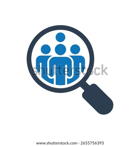 Population Analysis Icon Isolated On White Background