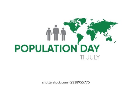 population day vector template design, world population day poster, population day banner, poster, social media template