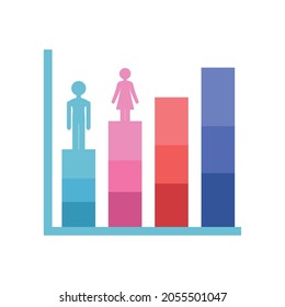 population diagram statistic flat icon