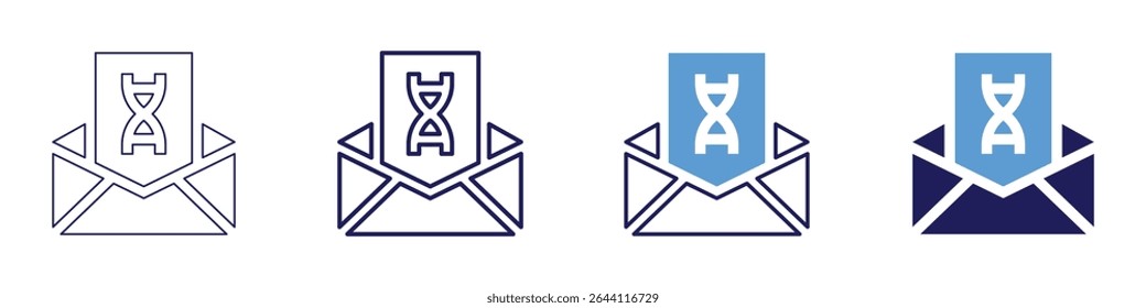 Population growth icon in 4 different styles. Thin Line, Line, Bold Line, Duotone. Duotone style. Editable stroke.