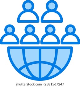 Population Icon Element For Design