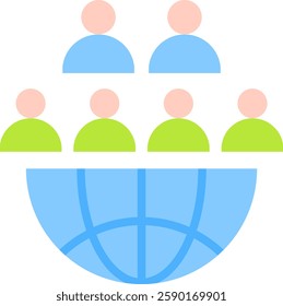 Population Icon Element For Design