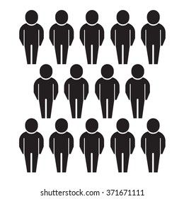 Population People Icon Illustration design