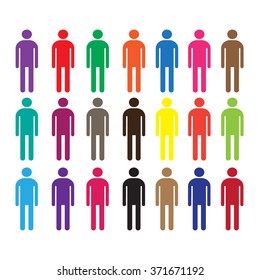 Population People Icon Illustration design