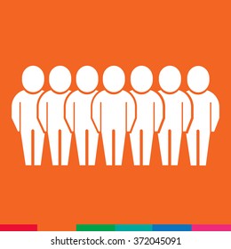 Population People Icon Illustration design