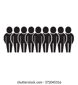 Population People Icon Illustration design