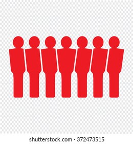 Population People Icon Illustration design