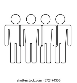 Population People Icon Illustration design