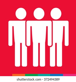 Population People Icon Illustration design