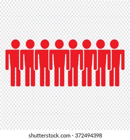 Population People Icon Illustration design