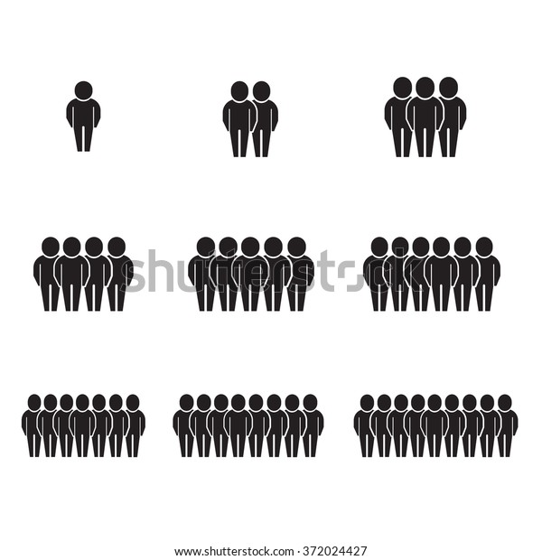 Population People Icon Illustration Design Stock Vector (Royalty Free ...