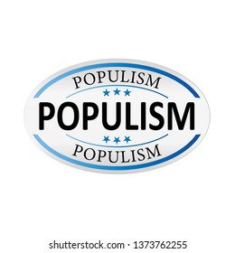 populism paper colorful banners Design shape Vector label tag