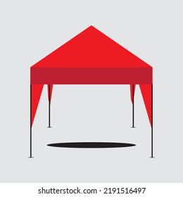 Pop-up Canopy Tent. Exhibition Show Pavilion. Outdoor Gazebo