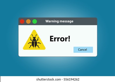 Popup Error Or Software Bug In The Program
