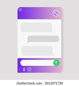 Ventana emergente en línea para ayudar al usuario. La ventana del mensajero. Chat para comunicarse en la aplicación móvil para smartphones y en el sitio web. Plantilla de comentarios. Vector.