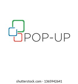 pop-up symbol concept