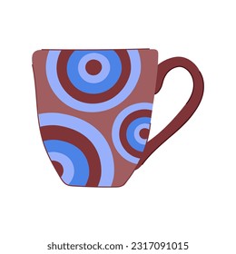 porcelain cup ceramic cartoon. drink hot, empty blank porcelain cup ceramic sign. isolated symbol vector illustration