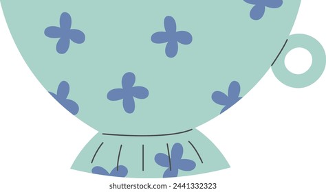 Porcelain Cup Icon Vector Illustration