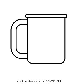 Porcelain cup mug