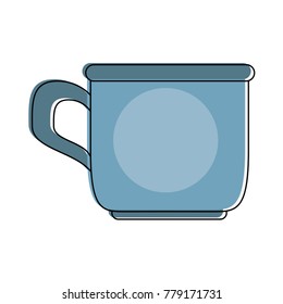 Porcelain cup mug icon vector illustration graphic design