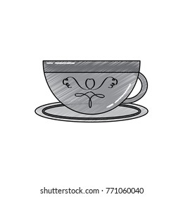 porcelain cup with saucer kitchen