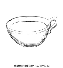 Porcelain cup sketch