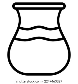 porcelain icon with outline style. Suitable for website design, logo, app and UI. Based on the size of the icon in general, so it can be reduced.	
