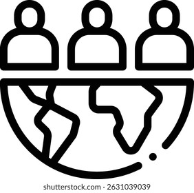 Porcelain icon. Thin Linear Style Design Isolated On White Background