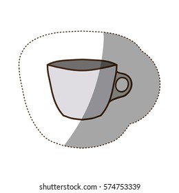 Porcelain mug cup icon vector illustration graphic design