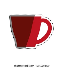Porcelain mug cup icon vector illustration graphic design