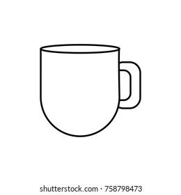 Porcelain mug cup icon vector illustration graphic design